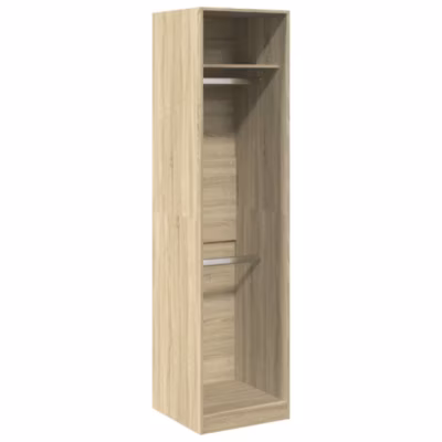 Garde-robe Chêne sonoma 50x50x200 cm Bois d&rsquo;ingénierie vidaXL
