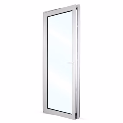 Porte fenêtre oscillo-battante PVC blanc L 760mm x H 2150mm ouvrant gauche