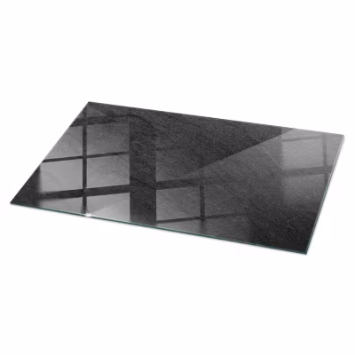 Dessus de table en verre trempé Wallfluent 140×70 cm Texture de pierre naturelle