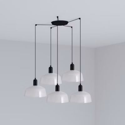 TATAWIN M 5L Lampe à suspension blanche