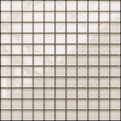 Mosaïque en verre sur filet pour salle de bain ou cuisine 30 cm x 30 cm – Condensed milk