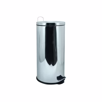 Poubelle à  pédale de cuisine Inox Miroir 30L Inox MSV