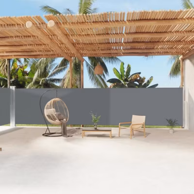 vidaXL Auvent latéral rétractable Anthracite 180×1200 cm 318074