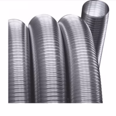 Joncoux Flexible de tubage double paroi – D.180MM – intérieur extérieur – épaisseur 0,10MM – 5M – modèle Flex lisse 316