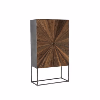 Armoire bar en bois et pieds métal  – SHINE