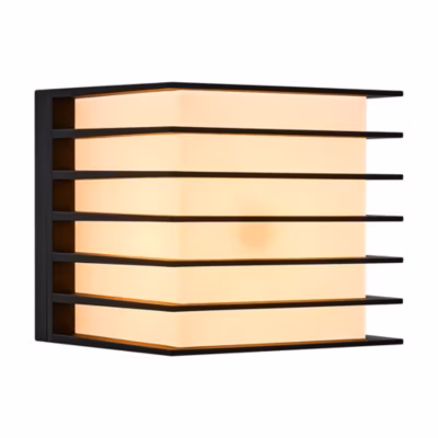 Applique murale FLUCTUS 13 Métal Noir, H.12 – IP44 – E27 /Nordlux Extérieur