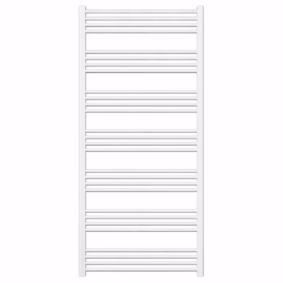 Sèche-serviette eau chaude blanc de 1620mm de haut et 400mm de large – 573 Watt – FIO1620/400SXB