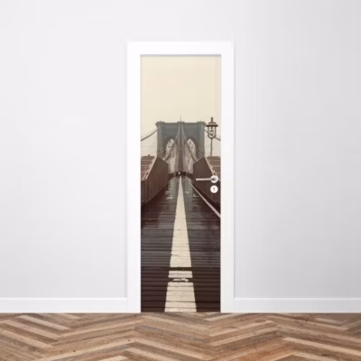 Sticker Porte Brooklyn Bridge 204 x 63 cm