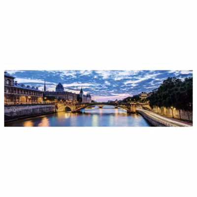 Brise vue imprimé PONT D ARCOLE, H.1.5 x L.5 m, 100% occultant, Made in France par Scenolia + kit de fixation offert