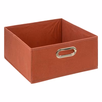 Panier velours 31×15 cm Terre de sienne Mix N&rsquo; Modul – 5Five