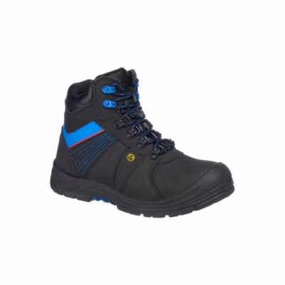 Chaussure de sécurité montante Portwest Compositelite Protector S3 ESD SRC HRO Noir / Bleu 44