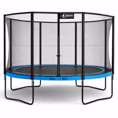 Trampoline de jardin  430cm + filet de sécurité  PUNCHI 430 Bleu