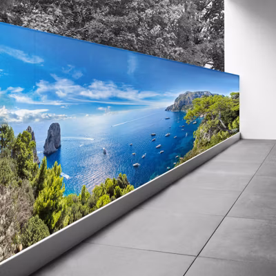 Brise vue Trompe l&rsquo;oeil – 110×275 cm – Vue mer 3617689694245