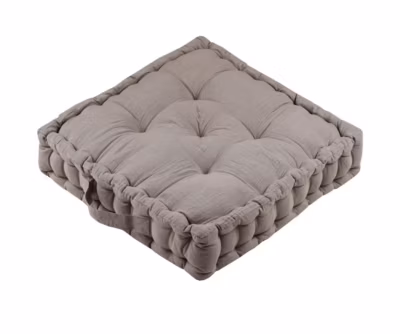 Coussin de sol en gaze de coton Pop color