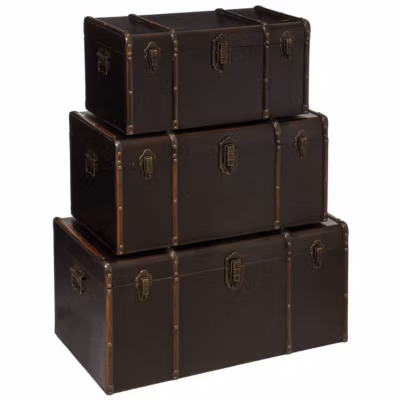 Set de 3 malles British flower – Atmosphera