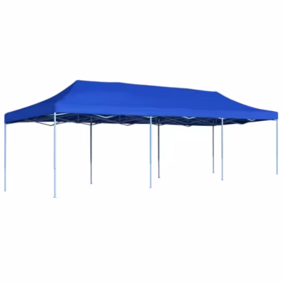ZMH Tente De Réception Pliable 3×9 M Bleu