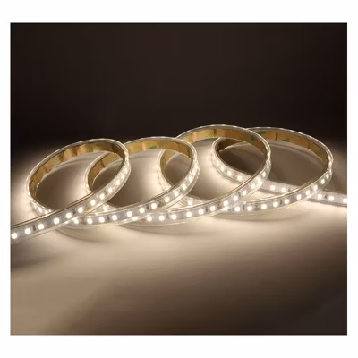 Bandeau LED 5m – 4000K Blanc Neutre – 120 LED/m – IP67 – 24V – Silicone