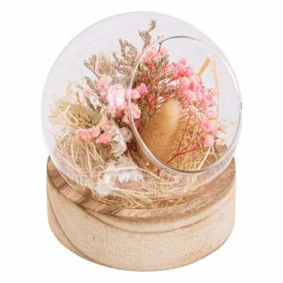 Composition boule fleurs séchées D12cm pria – Atmosphera