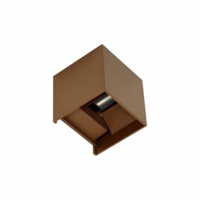 Applique LED Corten IP54 6,8W à ailettes orientables 4000k