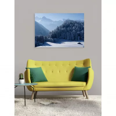 Tableau toile XXL en kit Samoëns 130 x 90 cm – Toile textile sans PVC