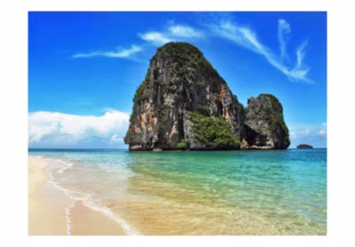 Papier peint intissé panoramique paysage paysage exotique – plage railay, thaïlande 200×154 cm