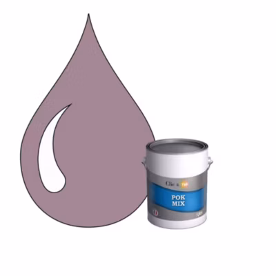 POK MIX : Peinture Meuble Satinée Multi-supports Intérieur – 1L – RAL 4009 – Violet Pastel – Clic & Pok