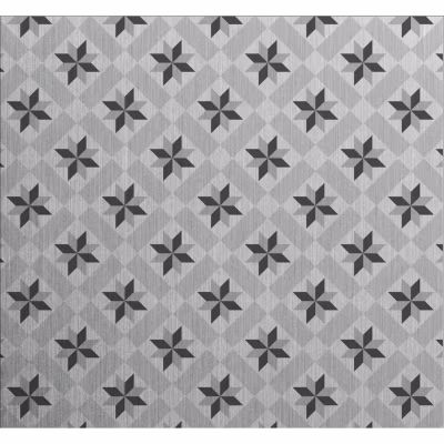 Crédence adhésive grand format effet carreaux en aluminium
