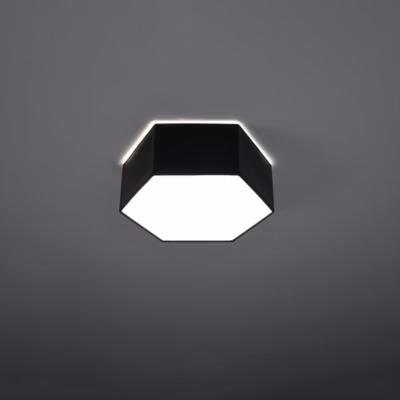 Plafonnier en PVC 2 ampoules 3000K – 30.5×26.5×11.5cm Sollux