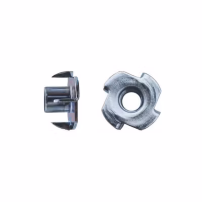 100 Ecrous à Griffes M8 mm – Zingué blanc – D-Work