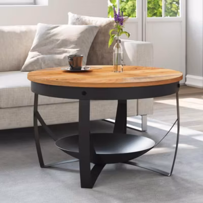 Table basse,Table Salon,Table d&rsquo;appoint 68×43 cm Bois d&rsquo;acacia solide