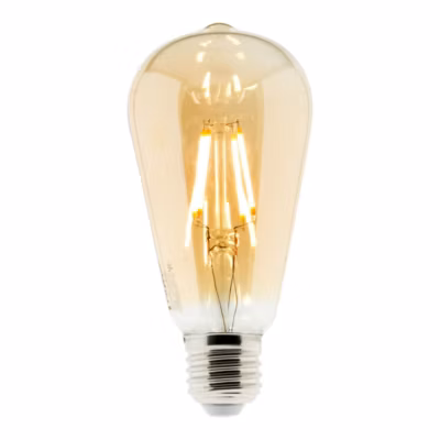 Ampoule déco filament LED ambrée 4W E27 – Elexity