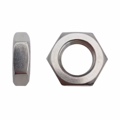 50 Ecrous Hexagonaux Bas M20 mm – DIN 439 – Inox A2 – D-Work