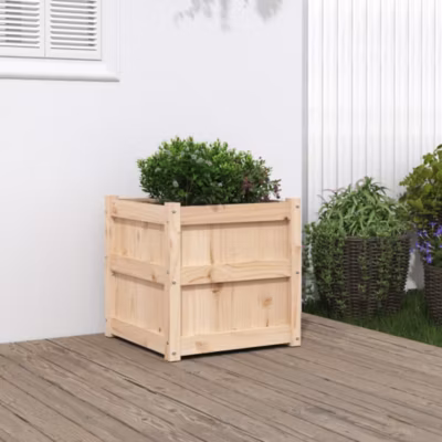 Jardinière,Pot de fleur,Bac à fleurs 50x50x50 cm bois de pin massif