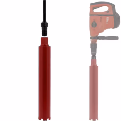 Couronne diamant 71 mm avec adaptateur pour perceuse et perforateur SDS-max – GT MARKET