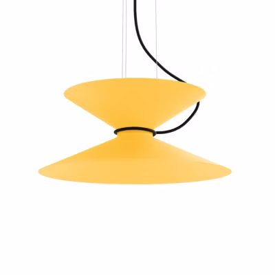 LUMICOM – YOYO Suspension, 2xGX53, max 8W, métal, jaune, D.40cm