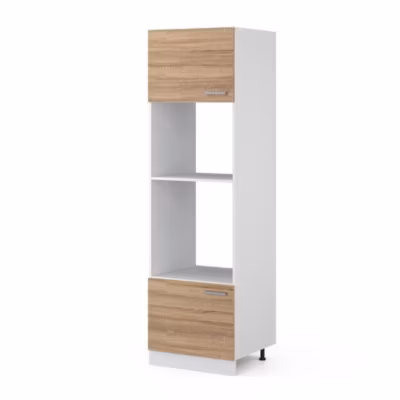 Vicco Armoire universelle Sonoma 60cm avec étagères ouvertes, et portes