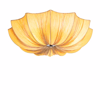 Plafonnier design beige 52 cm 3 lumières – Plu
