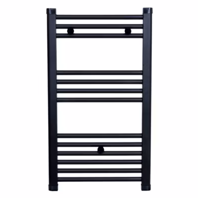 Radiateur sèche-serviettes eau chaude CODA 80 x 50 cm noir mat