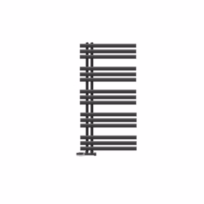 LuxeBath Radiateur de Salle de Bain Iron EM 600×1200 mm Anthracite Raccord Central