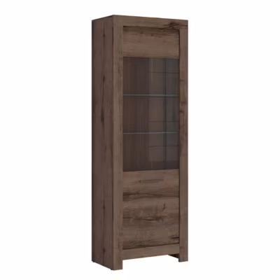 Vitrine 2 portes Adam Bois fonce