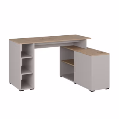 Vicco Bureau dangle Cachemire 135x110cm avec des étagères