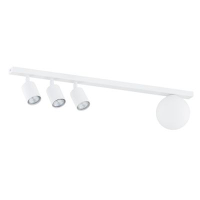 Plafonnier BASTER 4 WHITE, Emibig Lighting, Fabriqué en EU