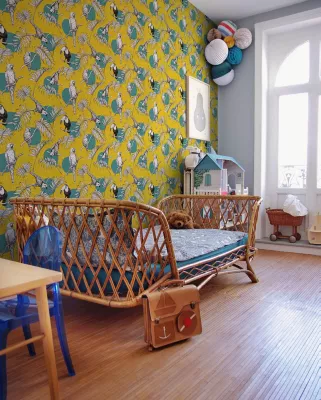 Papier peint panoramique Limone – Jaune