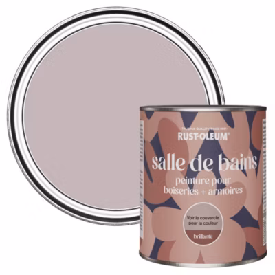 Peinture Violette pour Boiseries de Salle de Bains, Brillante – RUST-OLEUM – Lilas 750ml