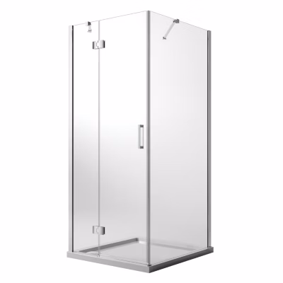 Cabine de douche 70×30 CM H190 Transparent avec Easyclean mod. Flip Porte + Fixe