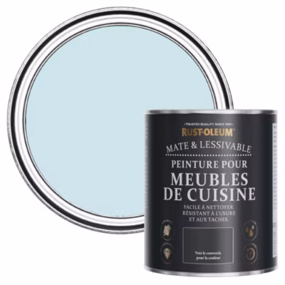 Peinture Bleue pour Meubles de Cuisine, Mat – RUST-OLEUM – Eucalyptus 750ml
