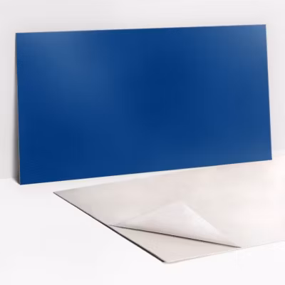 Panneau autocollant Tulup 100×50 cm Couleur bleue 1 pcs