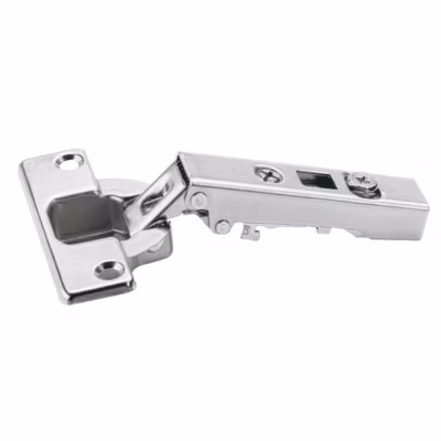 Charnière Intermat 9943 – Base 12,5 mm – TH 43 à enfoncer – Entraxe 52 mm – Nickelé
