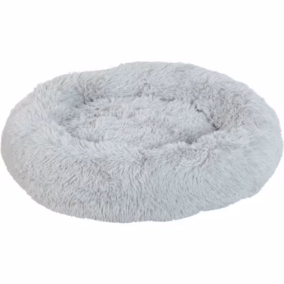 Coussin Noé D 60 cm gris a poils longs pour petits chiens ou chats