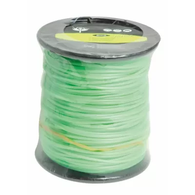 Fil de débroussailleuse – Fil nylon de coupe  – Monofil section ronde diam 5mm x 58 mètres « Evergreen »